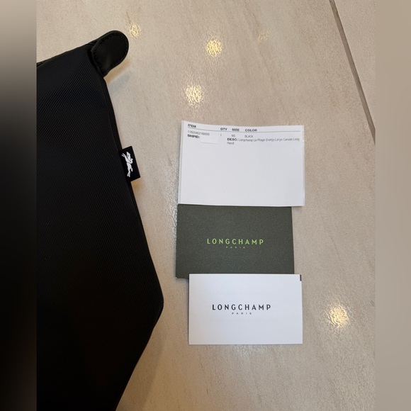 NWT Longchamp Le Pliage Energy Large Tote Bag in Black - Picture 7 of 14